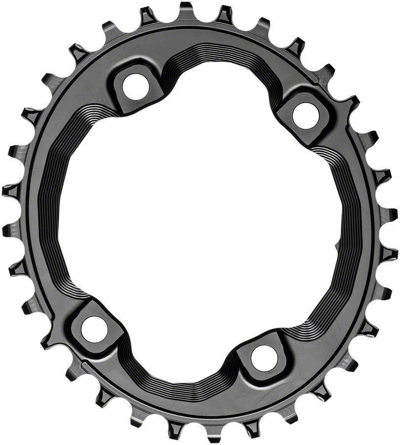 Corona Ovale AbsoluteBlack CX 1X 110/5 Per Bici Da Strada, 38T/40T/42T, Nera/grigia
