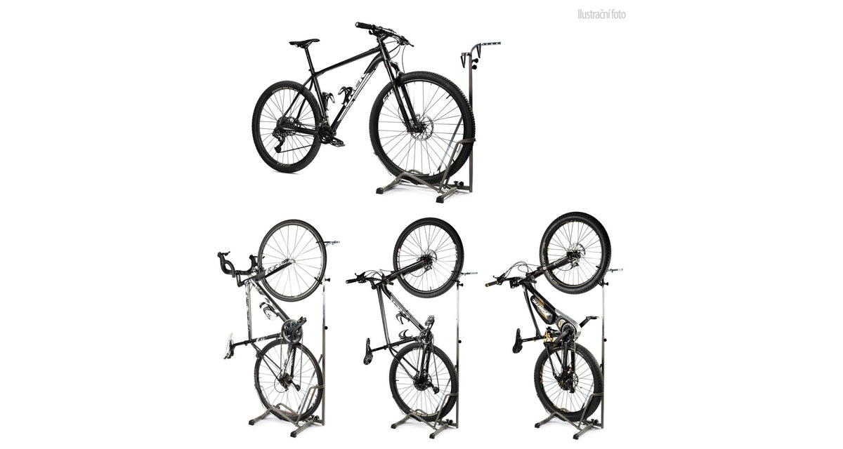 Cavalletto Verticale Per Biciclette GIST Stabilus – Acciaio S235, Altezza Regolabile, Peso 5 Kg, Per Mtb E Bici Da Corsa